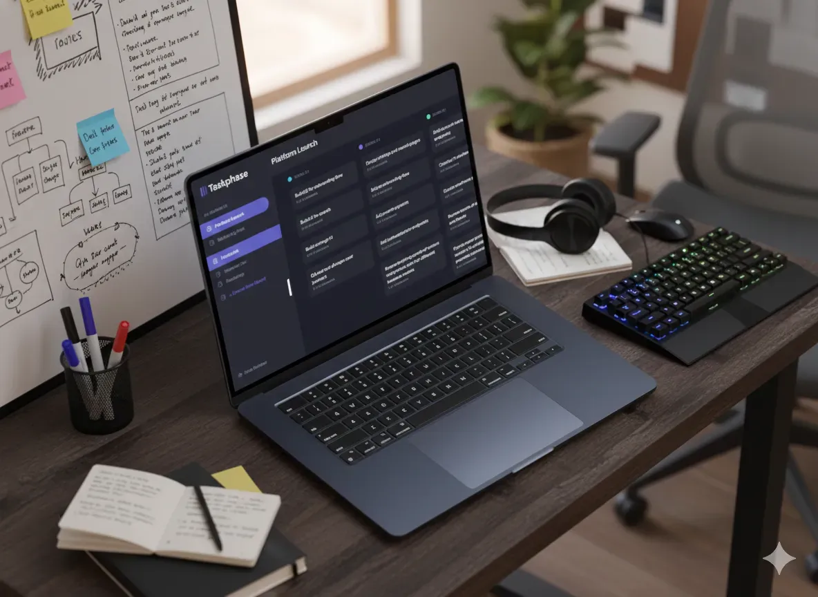 Capture du projet Taskphase